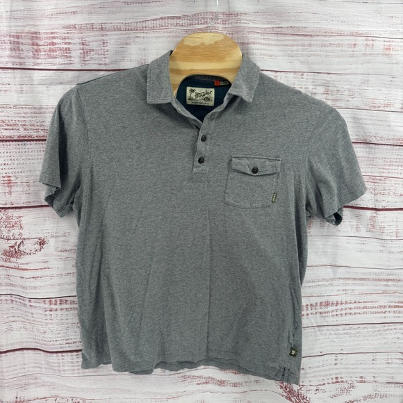 Howler Bros Other - Howler Bros Polo Shirt Mens XL Gray Cotton Short Sleeve Western Colorblock Back